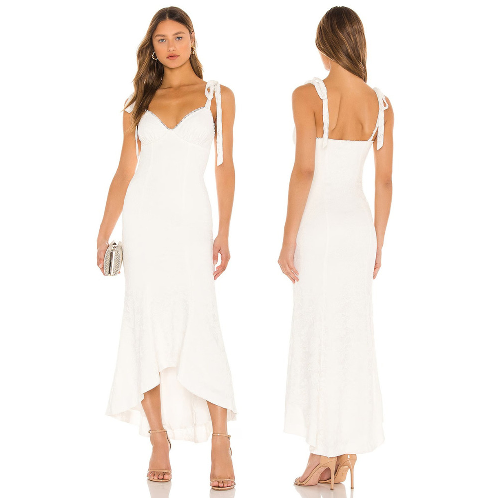 Majorelle Tenleigh Lace Midi Dress Bridal Wedding Graduation Formal Hoco Party M